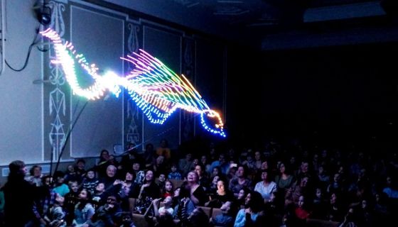 Представление световых кукол. Театр Николая Зыкова, Новочеркасск