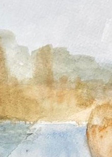 Приемы работы акварелью по-сырому в пейзаже. Мастер-класс