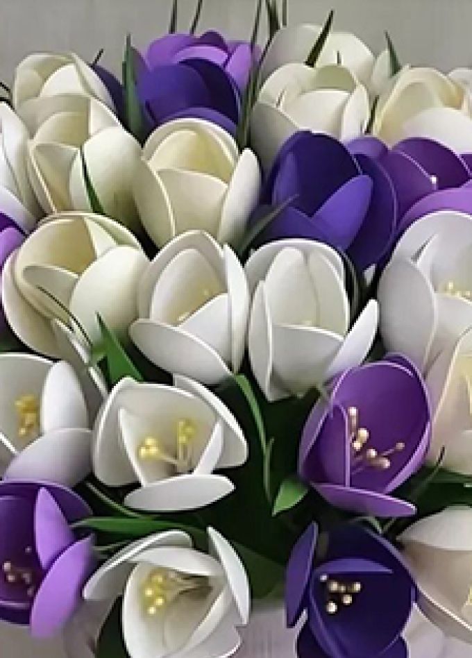 Лепестки цветов. Мастер-класс по изготовлению цветов